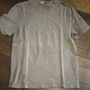 Zara Men's Taupe Short Sleeve Tee